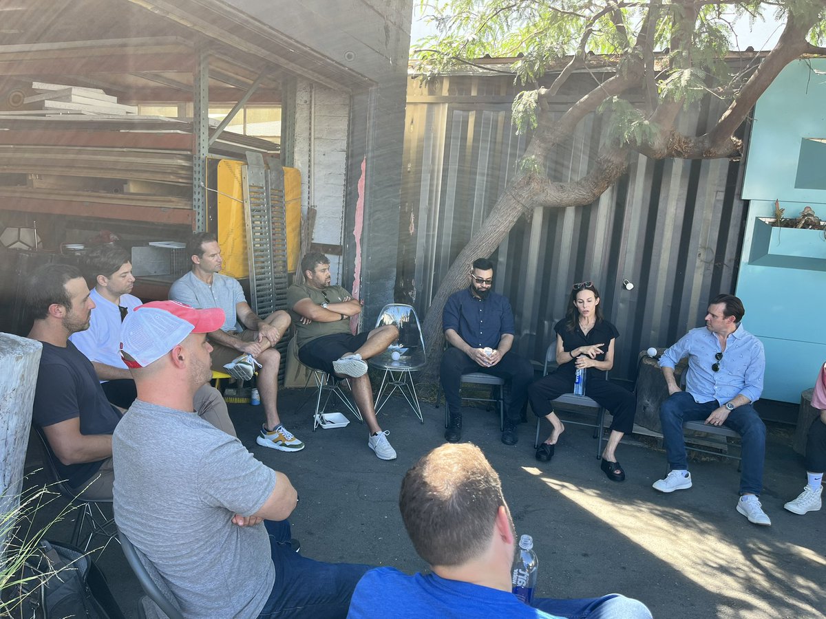 Energy, shared learning &amp; joy from IRL cannot be beat! <a href="/freestylevc/">Freestyle Capital</a> LA founders gathered for @ Chromasonic experience, talked culture in a hybrid world + surviving while thriving in current market, and wined &amp; dined! Filled with love &amp; appreciation for all 🥰