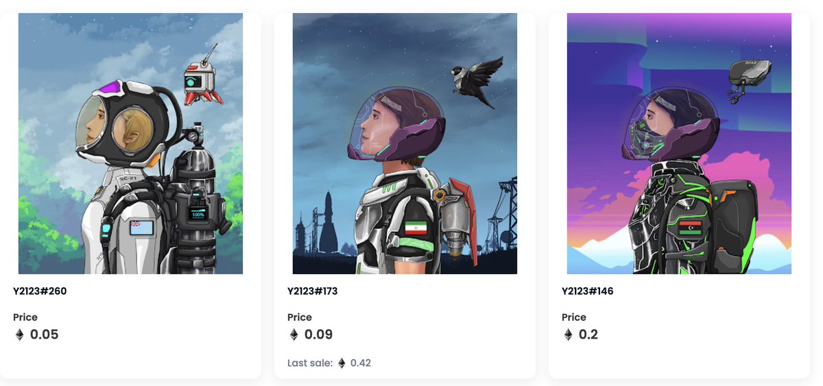 Very intrigued to see that there’s only 3 NFTs listed for sale. While this is not any indicator or measure of success, far from it, I’d like to think that its an indicator of believe in our team working hard on <a href="/LayerC_official/">Layer C</a> and Y2123’s own marketplace. And for that, ty! ❤️