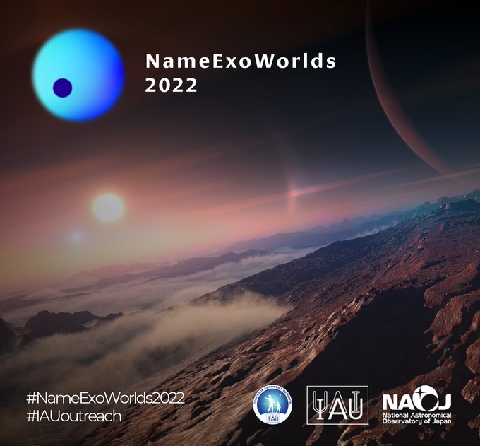 IAUCanadaAstro's tweet photo. Would you like the chance to name a strange new world? The International Astronomical Union is celebrating the 10th anniversary of its Office of Astronomy Outreach with a naming contest for 20 exoplanets to be observed by the James Webb Space Telescope. https://t.co/wWj19A0iy0 https://t.co/lakoe90IqU