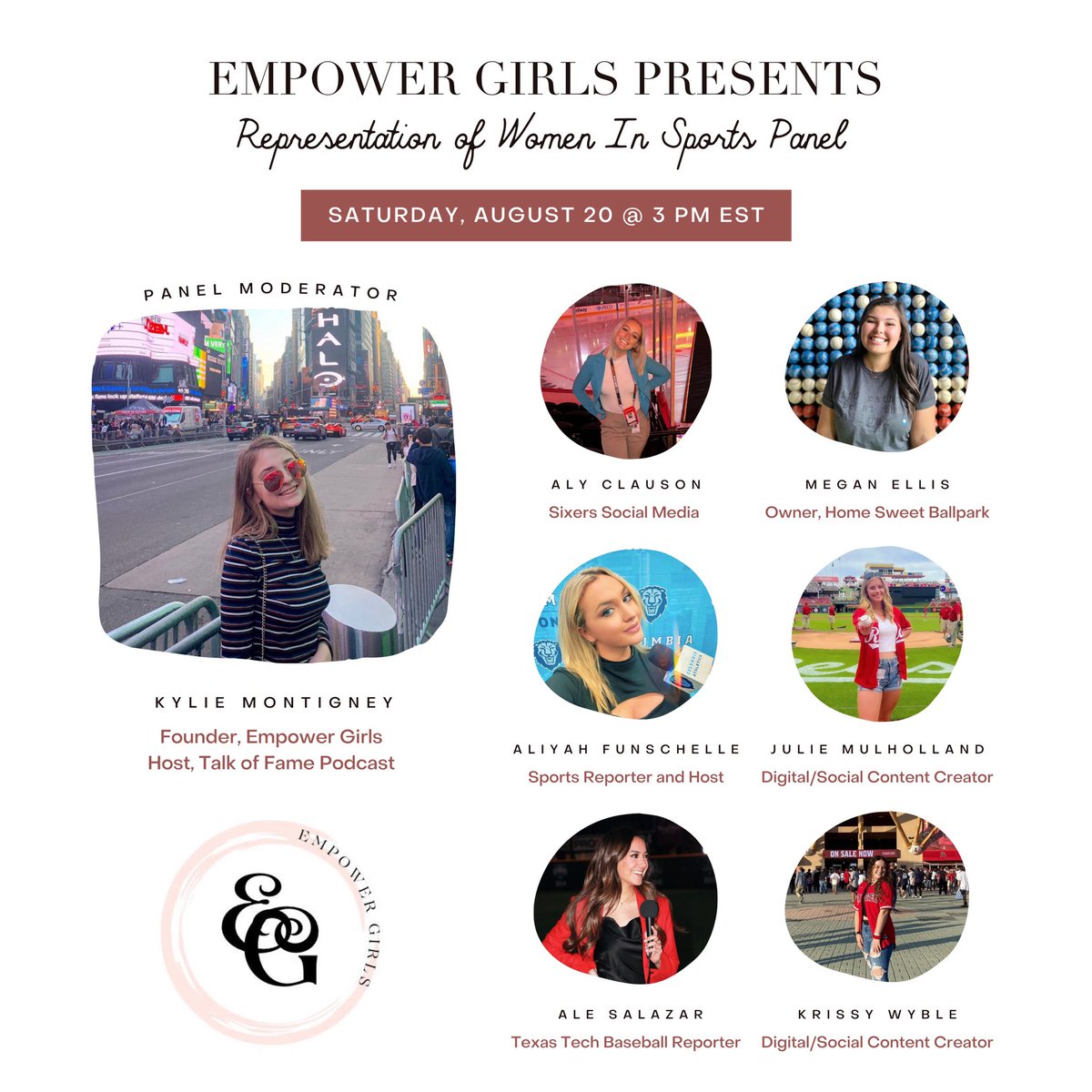 megaanmarie's tweet photo. Super excited to talk #WomenInSports next Saturday with some of the best in the biz 🤍

RSVP for the panel here: https://t.co/r4uzTApXM9 https://t.co/2NrUiWj0aK