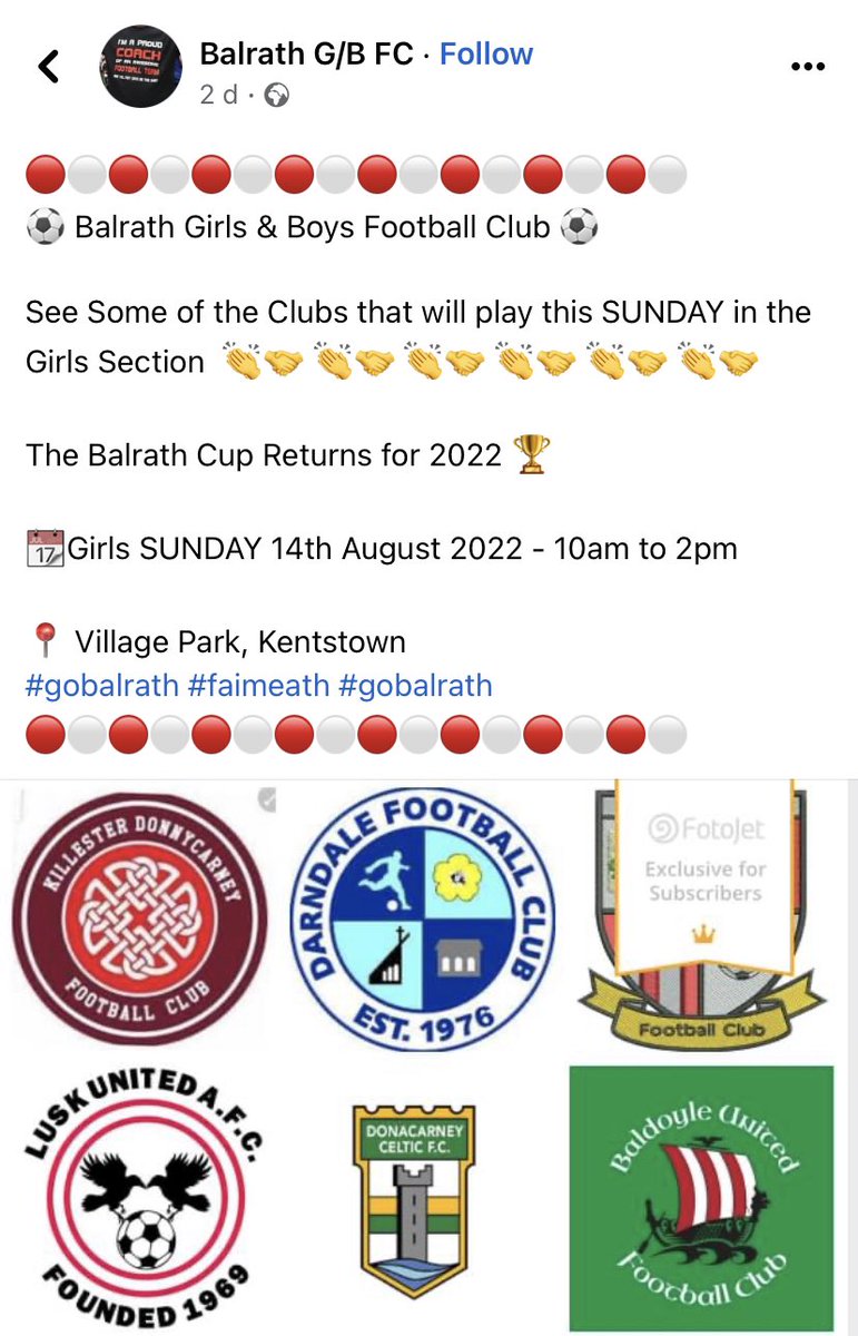 Lusk United AFC tweet media