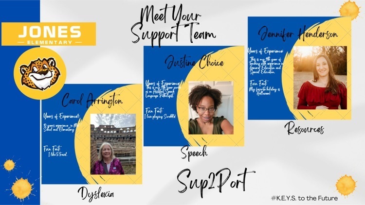 Meet our Support Team! They are ready to provide the KEYS to the Future at Jones! 
#WeAreJones
#KEYStoTheFuture