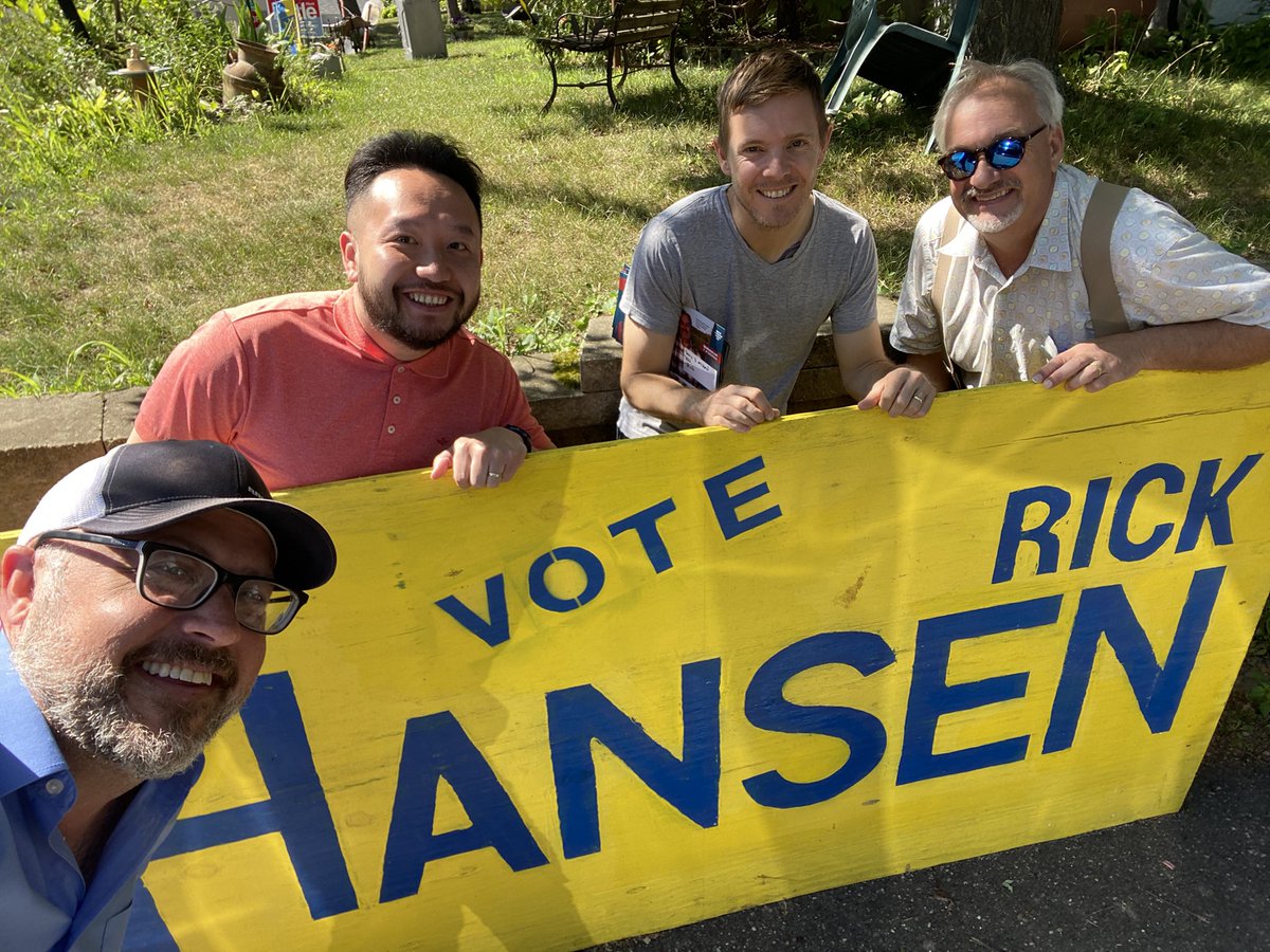 Winkelaar's tweet photo. Hitting the doors for @reprickhansen! https://t.co/JqGzc0LaK5