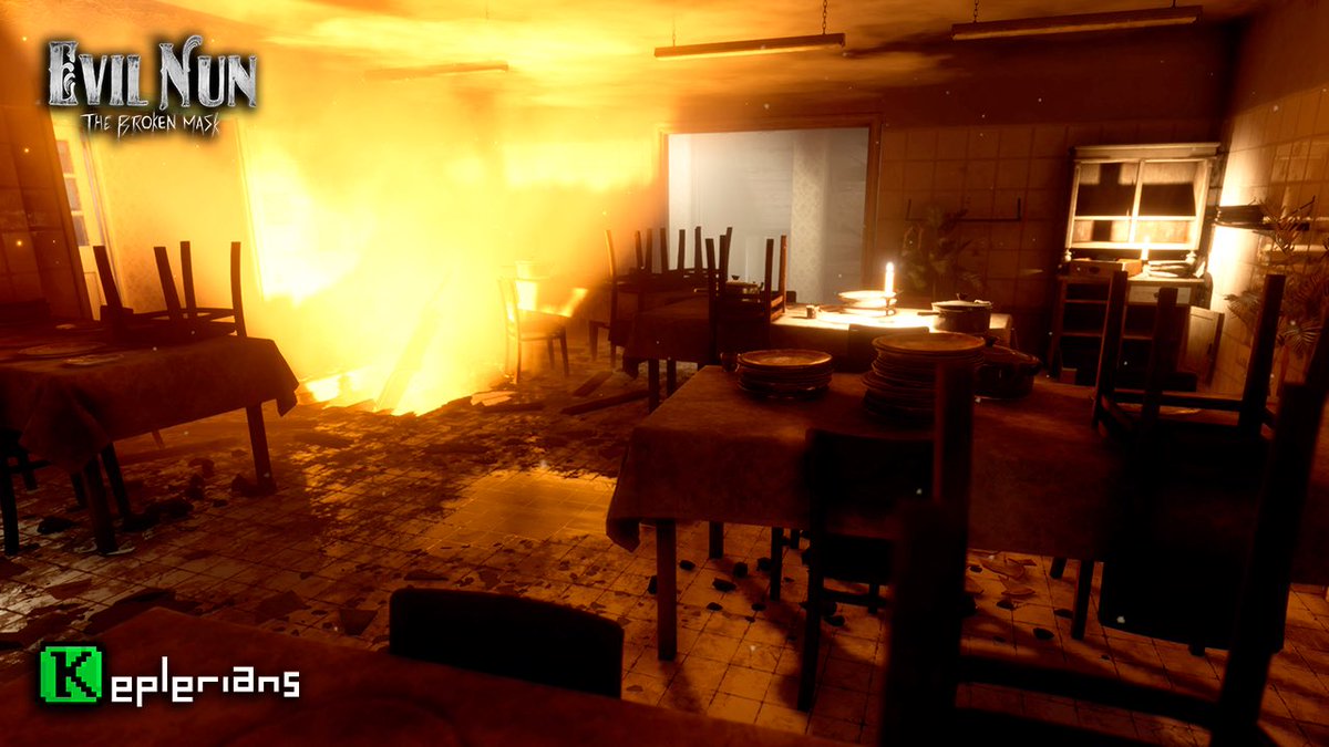 KepleriansTeam's tweet photo. #EvilNunTheBrokenMask Early Access coming THIS #HALLOWEEN! 🎃

Add it to your wishlist on #Steam 👉 https://t.co/Ry9YH4jwfX

#EvilNun #Keplerians #HorrorGames #IndieDev #PCGame https://t.co/FqDd31Mnj3
