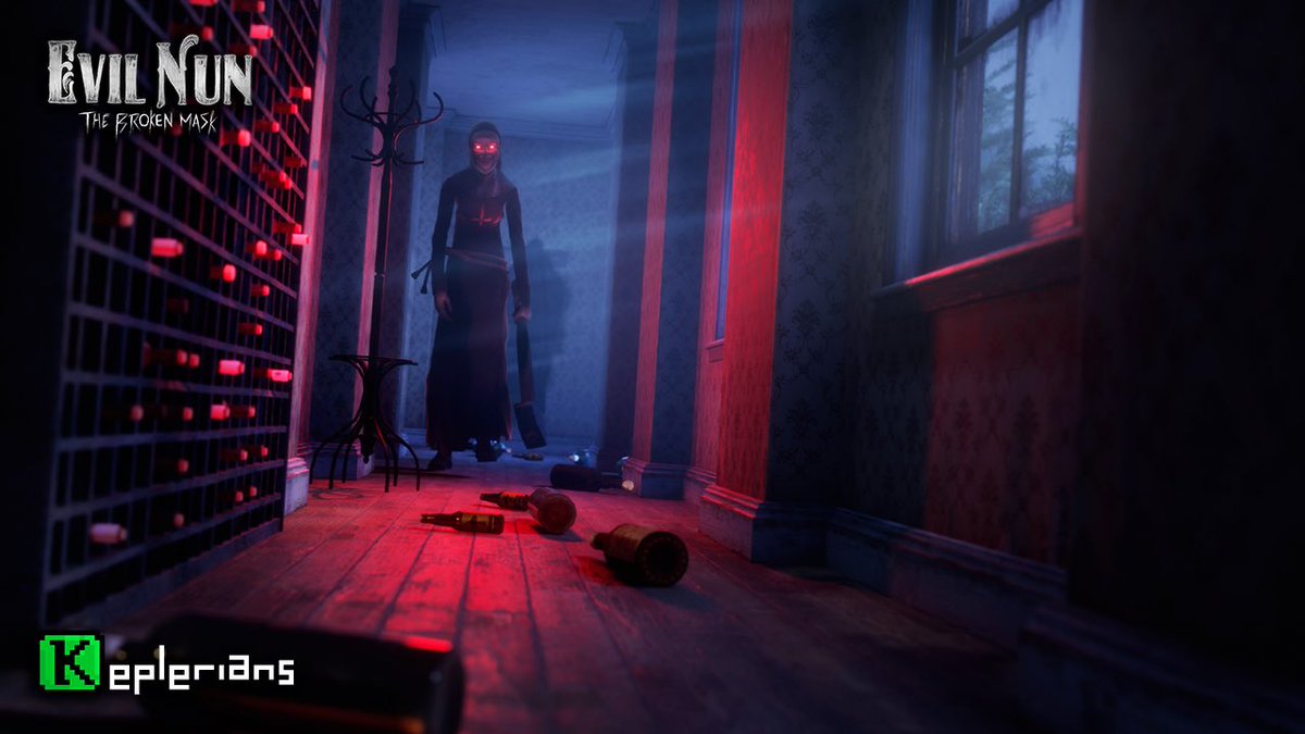 KepleriansTeam's tweet photo. #EvilNunTheBrokenMask Early Access coming THIS #HALLOWEEN! 🎃

Add it to your wishlist on #Steam 👉 https://t.co/Ry9YH4jwfX

#EvilNun #Keplerians #HorrorGames #IndieDev #PCGame https://t.co/FqDd31Mnj3