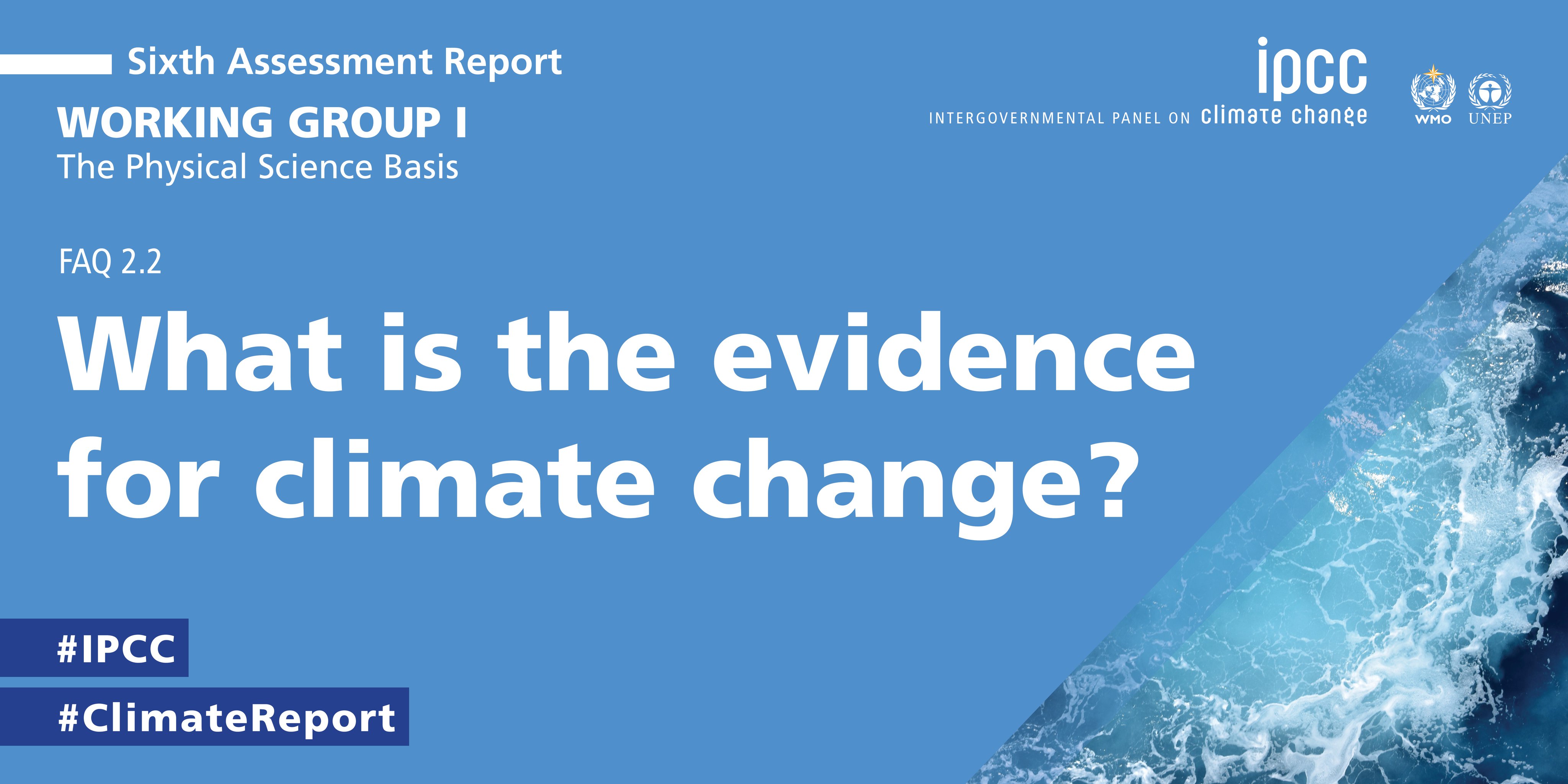 IPCC on X: "The evidence for #climatechange rests on more ...