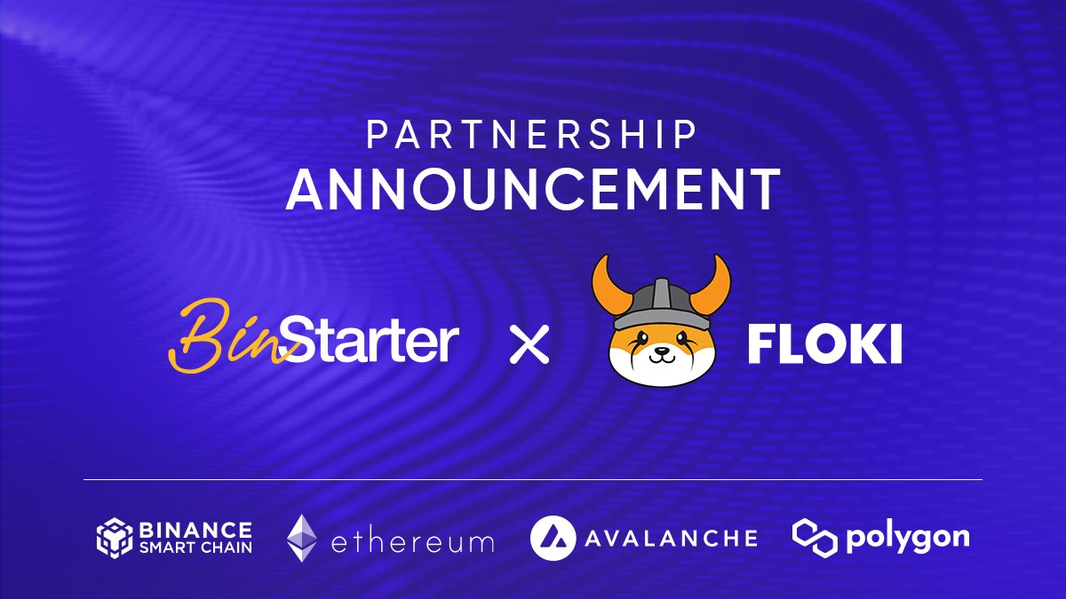 BinStarterio's tweet image. Give a warm welcome to our new partner, @RealFlokiInu, the first crypto locker with ERC-1155 standards🤝
With this partnership, we'll be adopting the FlokiFi Locker as our preferred protocol for locking LP tokens &amp;amp; vesting team tokens of projects

Details: blog.binstarter.io/flokifi/