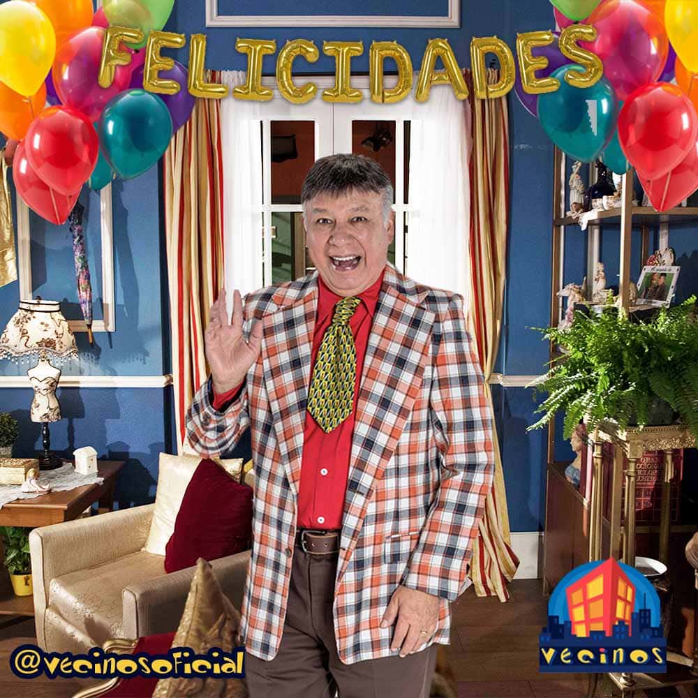 Vecinosoficial's tweet photo. Feliz cumpleaños a nuestro querido actor @moisessuarezofi ¡Sapo verde eres tú! 🥳 🐸 como dice la chaviza.

#Vecinos pasen a dejar sus felicitaciones bien chirindongas 😁 https://t.co/EevQM59LUw