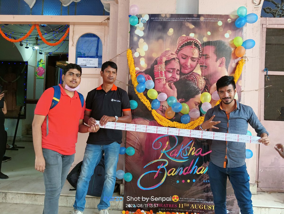 sp_akkian's tweet photo. See some pics of our #BengalAkkians celebration for #RakshaBandhan film #FDFD
@akshaykumar sir you are Great.
#AkshayKumar
#RakshaBandhanDay
@aanandlrai @cypplOfficial https://t.co/mjETQFFAqY