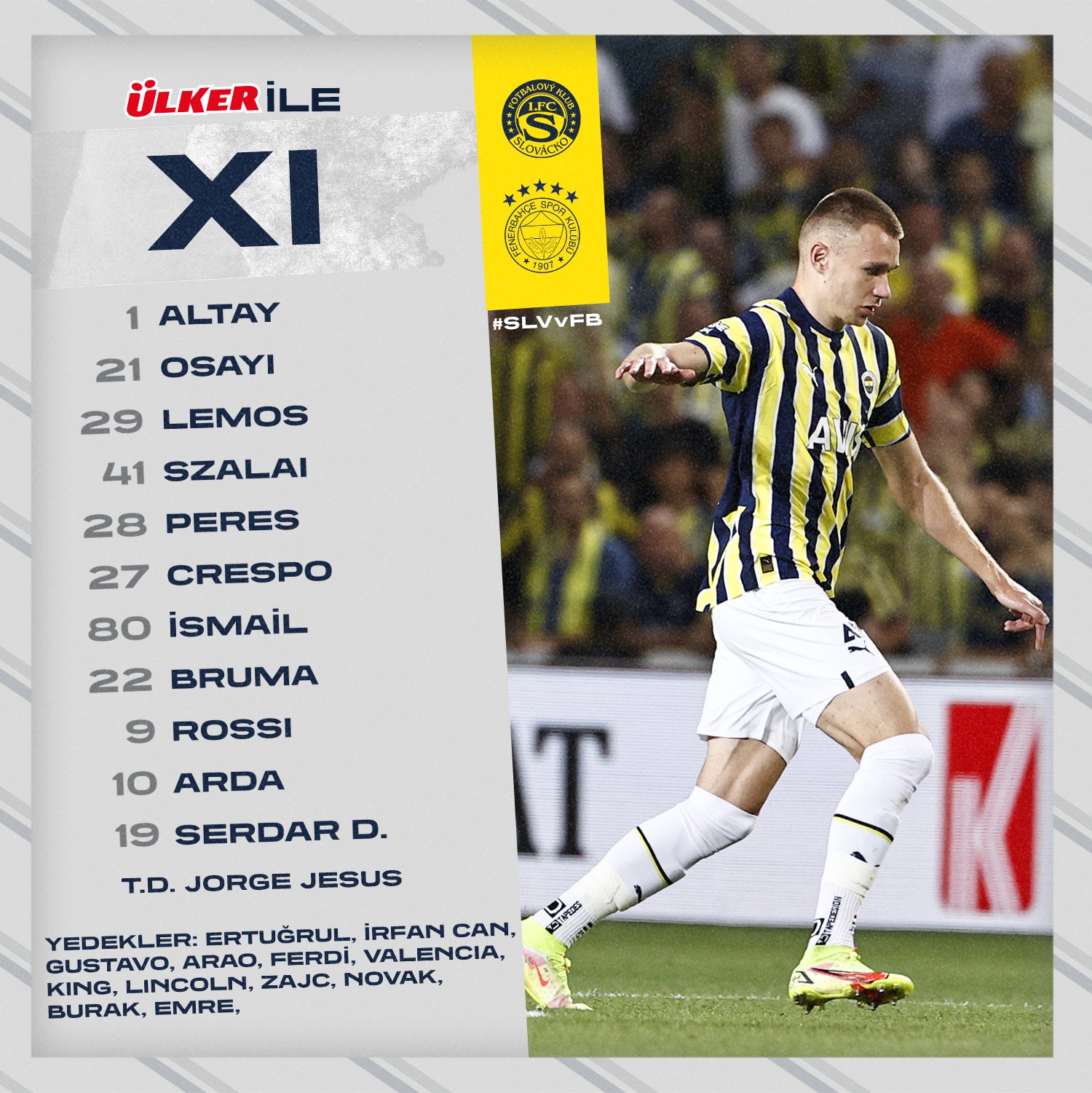 Fenerbahçe SK on X: İlk 11'imiz! 👇 #FBvBJK  / X