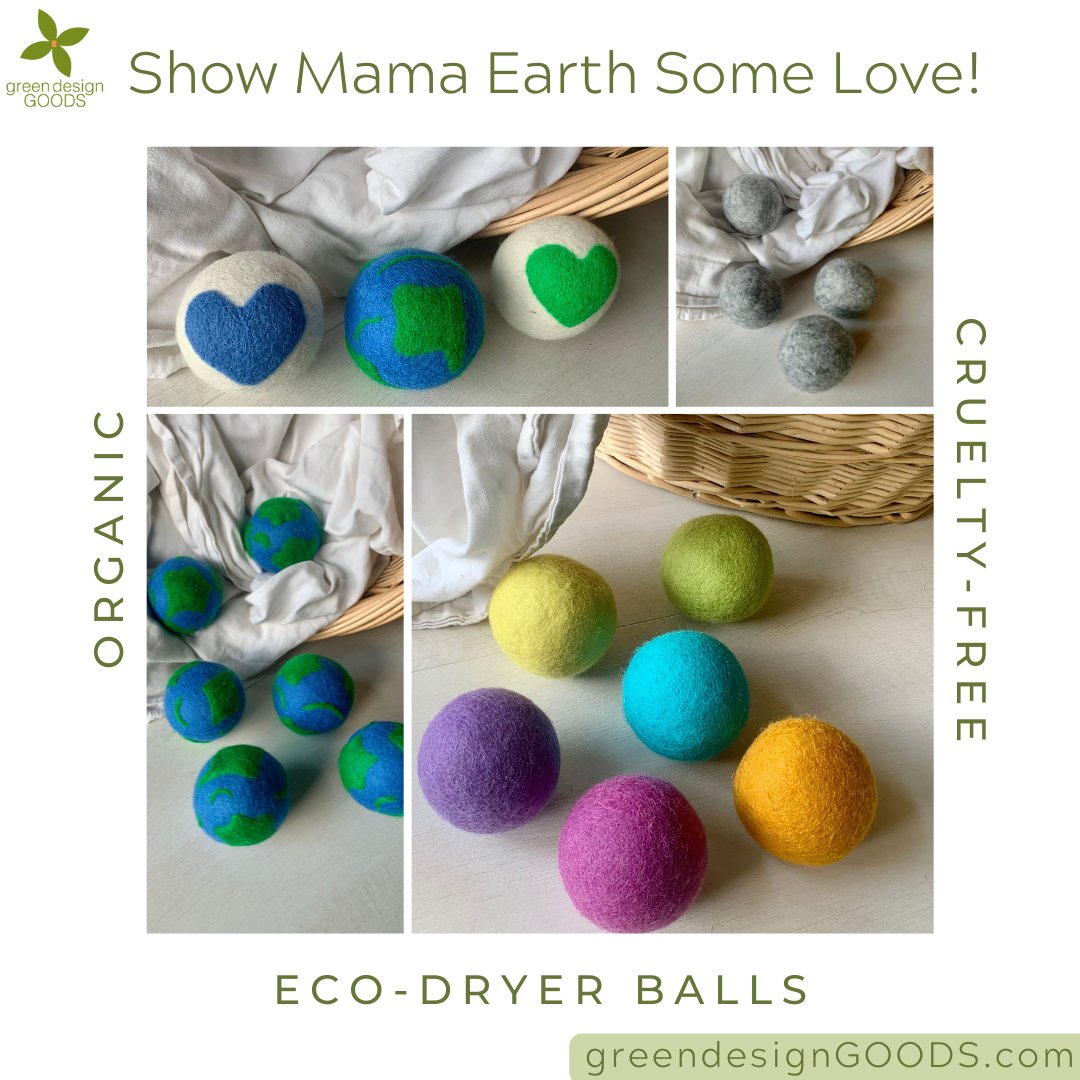 greendesignGOO2's tweet photo. Did you know that Wool Dryer Balls are a #natural fabric softener that reduces clothing wrinkles and saves drying time by 7% on average? 🐑 🧺 Our Wool Dryer Balls provide a #healthier approach to drying #laundry.💚 Truly sustainable and ethical! 🌿🌟 
https://t.co/NYfiHbs7HV https://t.co/fuLgSXFUxa