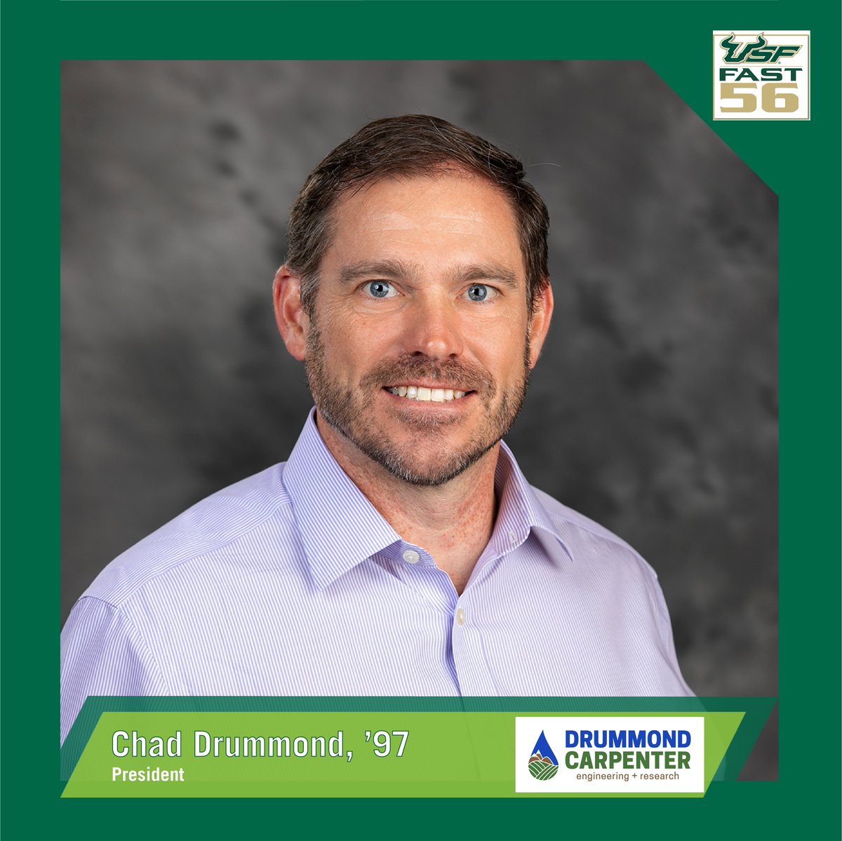 USFalumniAssn's tweet photo. Congrats to @DrumCarEng on being named a 2022 #USFFast56 Award recipient. They specialize in environmental and water resources. 
Join us Sept. 9 to celebrate the world's fastest growing Bull-led businesses at the #USFFast56Awards. ➡️ https://t.co/RtAXgVVcm4 #Fast56Countdown https://t.co/f2hX4lifiv