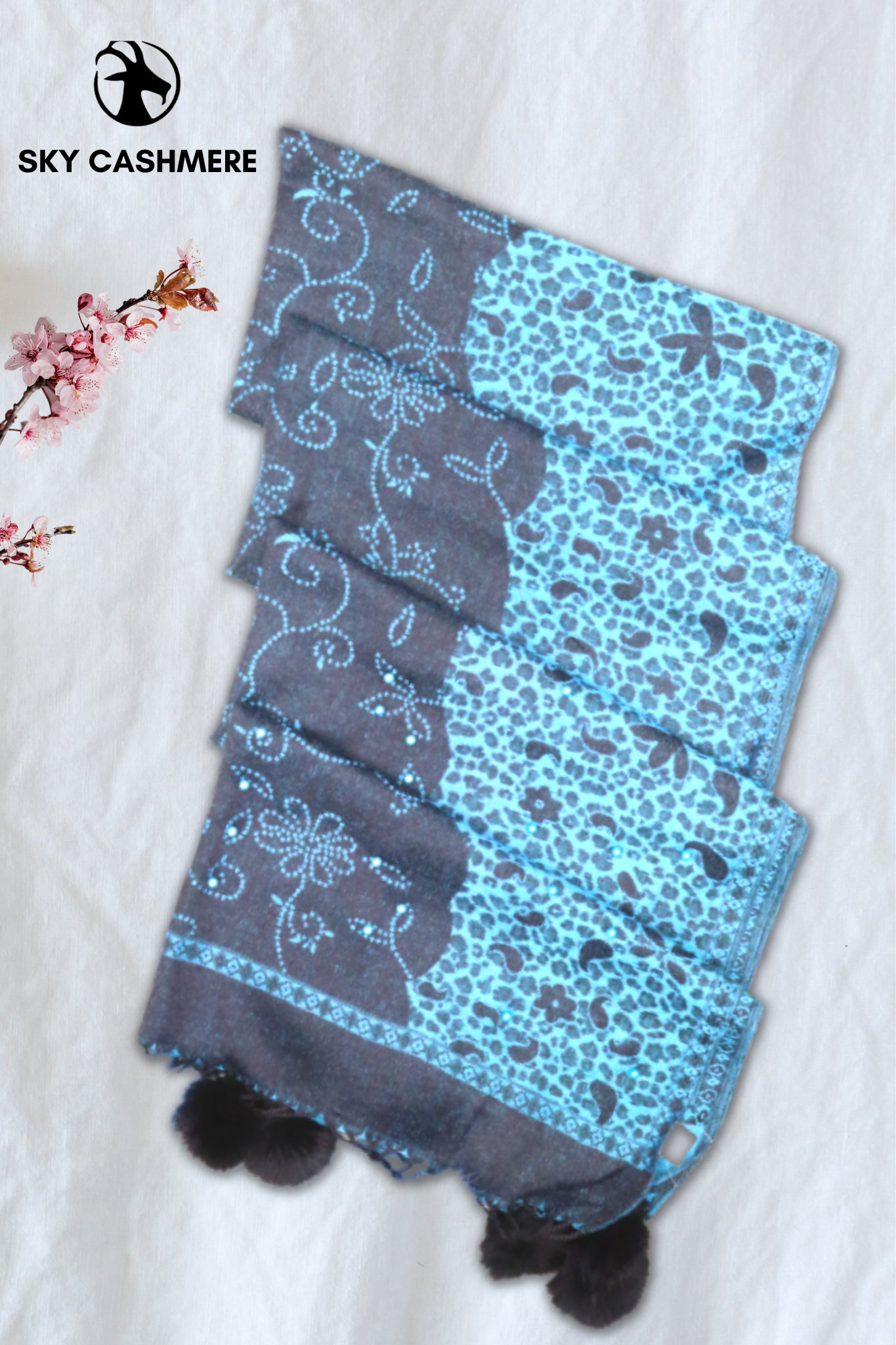 Sky cashmere scarf 2025