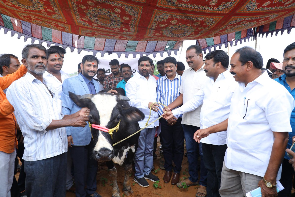 OriginDairy's tweet photo. We are happily sharing with you This auspicious occasion of Bhoomi Pooja at Bellampalli . Thanks for each and everyone for making event grand success. https://t.co/Mh31Kf4jrQ