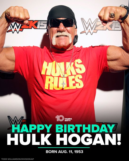 HAPPY BIRTHDAY! WWE Hall of Famer Hulk Hogan is celebrating his 69th birthday today! 