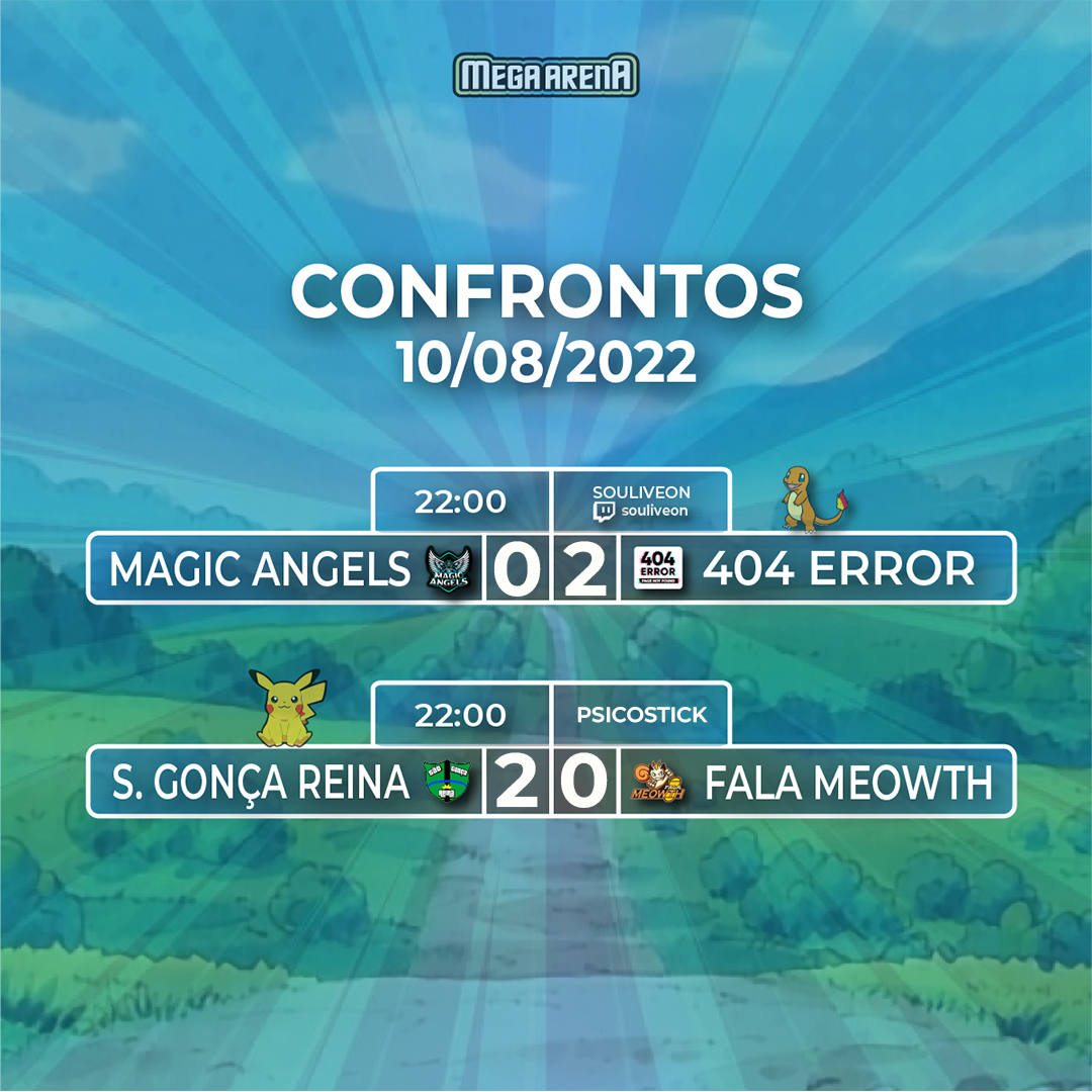 xmgaesports's tweet photo. 📢 Vem conferir os destaques e resultados da noite passada no Circuito das Insígnias: Kanto - Pewter! 🍃🔥💧⚡ https://t.co/iYDztgowWA