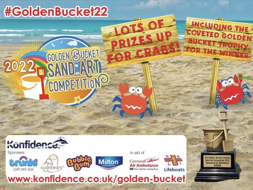 Happy #PlayInTheSandDay 🏖

So dig out your bucket and spade, build something amazing, and share a photo with us on Facebook using the #GoldenBucket22 - you could be in with a chance of winning a bucketful of prizes!

konfidence.co.uk/pages/golden-b…