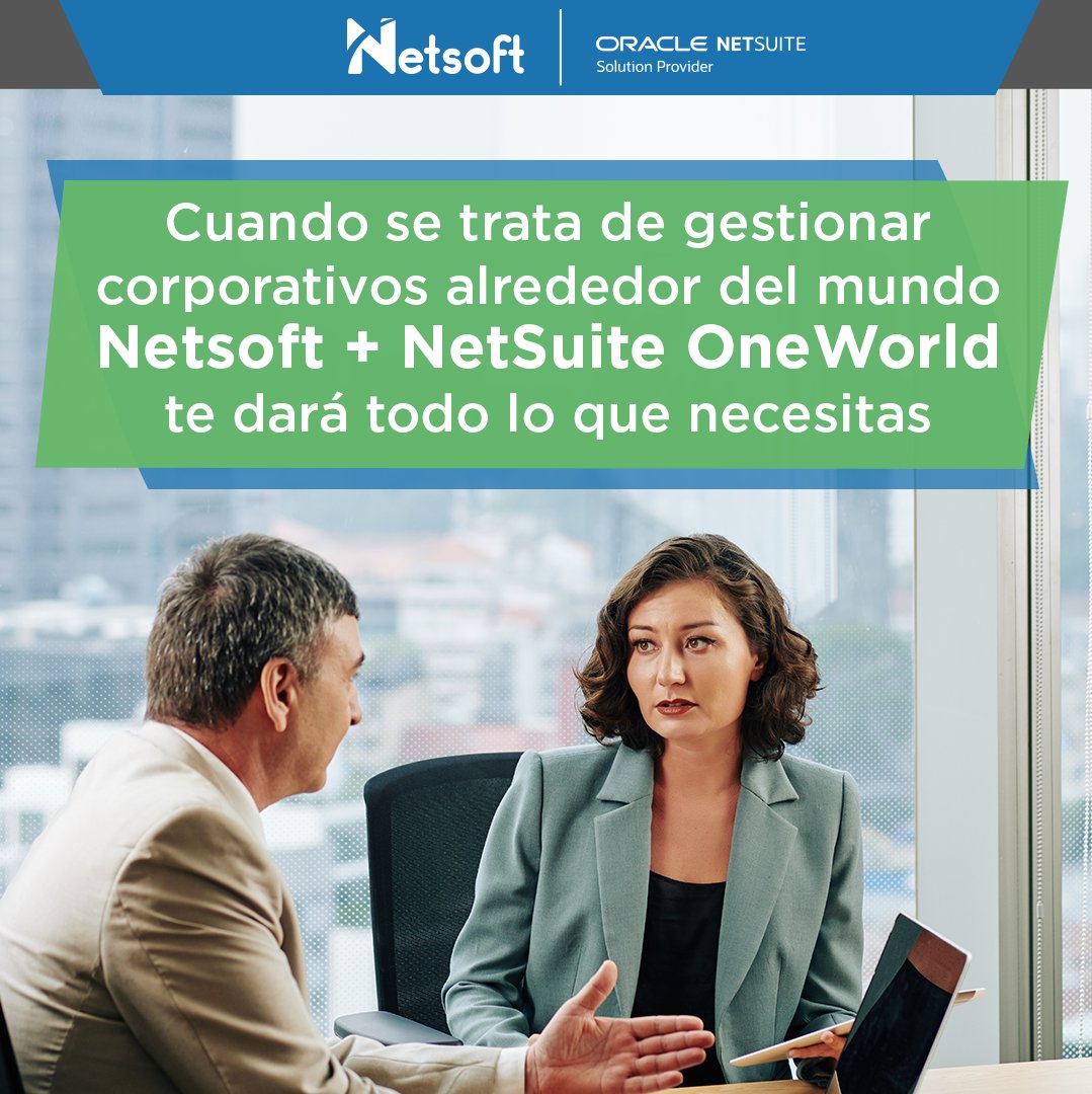 Visibilidad completa que facilita la toma de decisiones 😀
#ERP #Netsoft #Oracle #OracleNetSuite #CRM