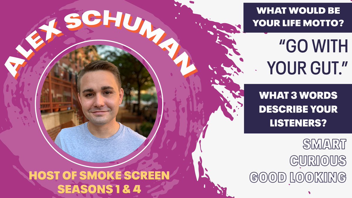 SonyPodcasts's tweet photo. Meet @alexschuman host of Smoke Screen: Fake Priest &amp;  Puppy Kingpin

https://t.co/LxMpJb9hfI https://t.co/MkRmr3D9Ig