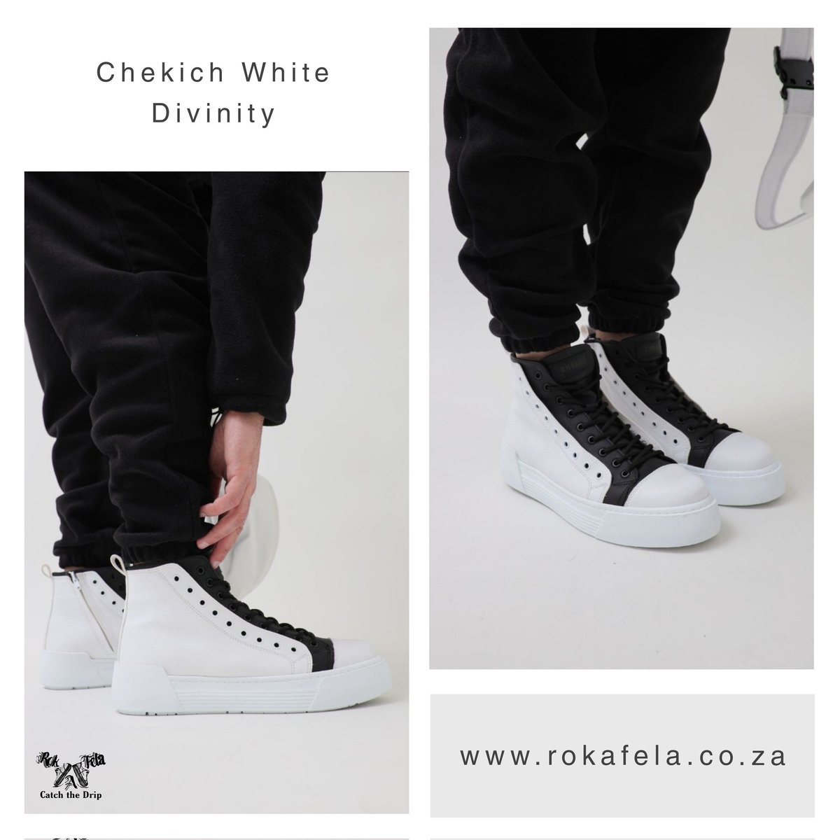 _RokAFela's tweet photo. Chekich White Divinity 

Available now in different sizes. 
For only R1 849,95

Inbox or Text us on WhatsApp (+27 82 970 0093)
Visit https://t.co/OOKjWolzLr 

#checkich #catchthedrip #Rokafela #sneakers #fyp https://t.co/PNfqNVGyrf