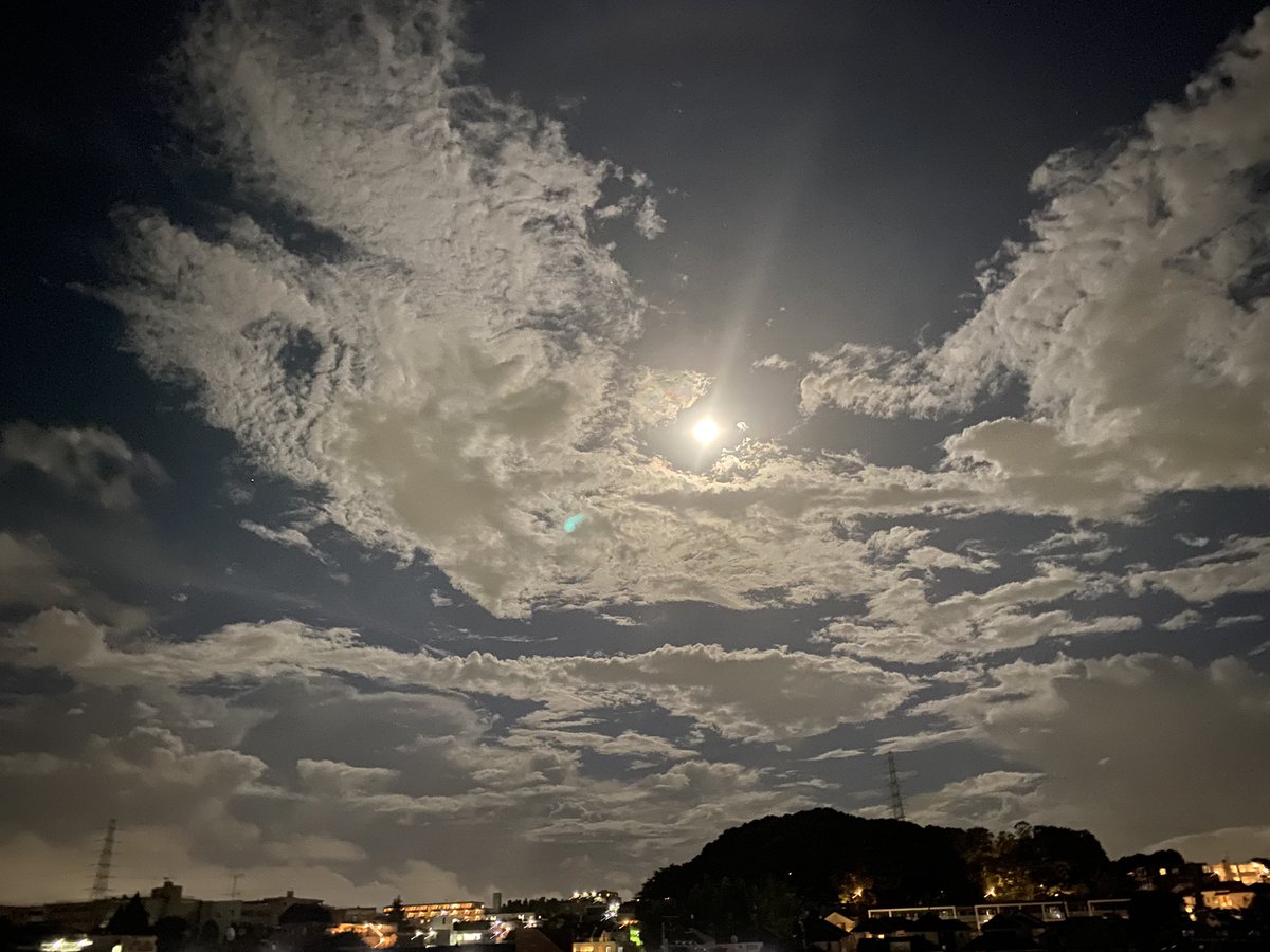 夜中1時の空(ナイトモード)