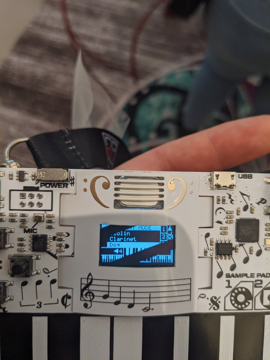 JokullBarkson's tweet image. The #Defcon2022 badge plays the DOG

but everyone around just chose the most irritating &apos;instrument&apos;... glad I brought earplugs lol