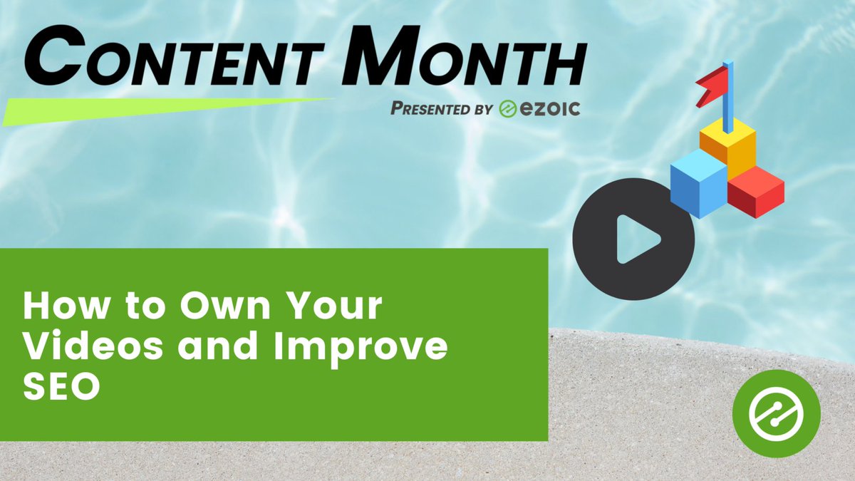 ezoic's tweet photo. This exclusive Content Month blog gives you tips on how #videocontent improves your website & your #SEO overall.
It's SEO week, y'all! 🥳
#contentcreator #google #digitalpublisher #blogger
https://t.co/DFzVxK9zJE https://t.co/68GC0VnFZL
