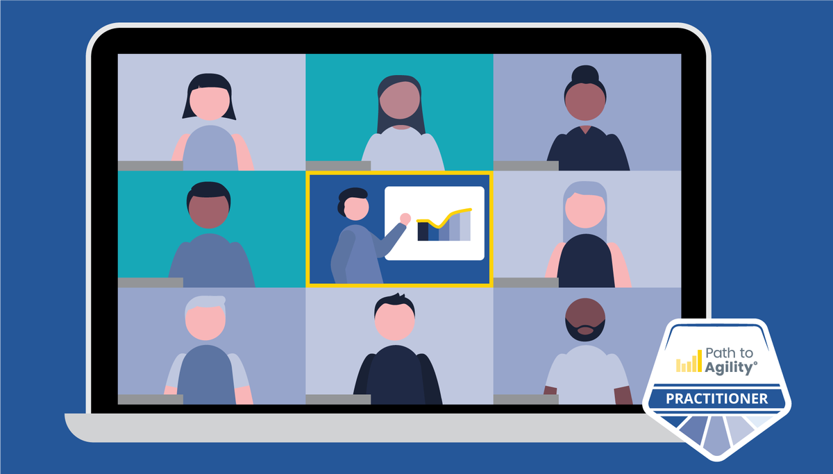 Path to Agility helps change agents have strategic conversations about their Agile transformation w/ leadership. Attend our Path to Agility Practitioner workshop on 8/26 to learn how to lead change in your organization. hubs.li/Q01hdLNF0