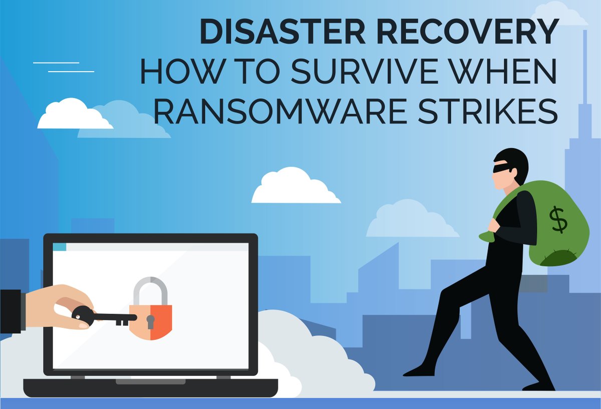 Learn how you can reduce the impact of a ransomware attack on your business with these top tips in our Disaster Recovery: How to Survive Ransomware Strikes infographic. 

#DisasterRecovery #CyberSecurity