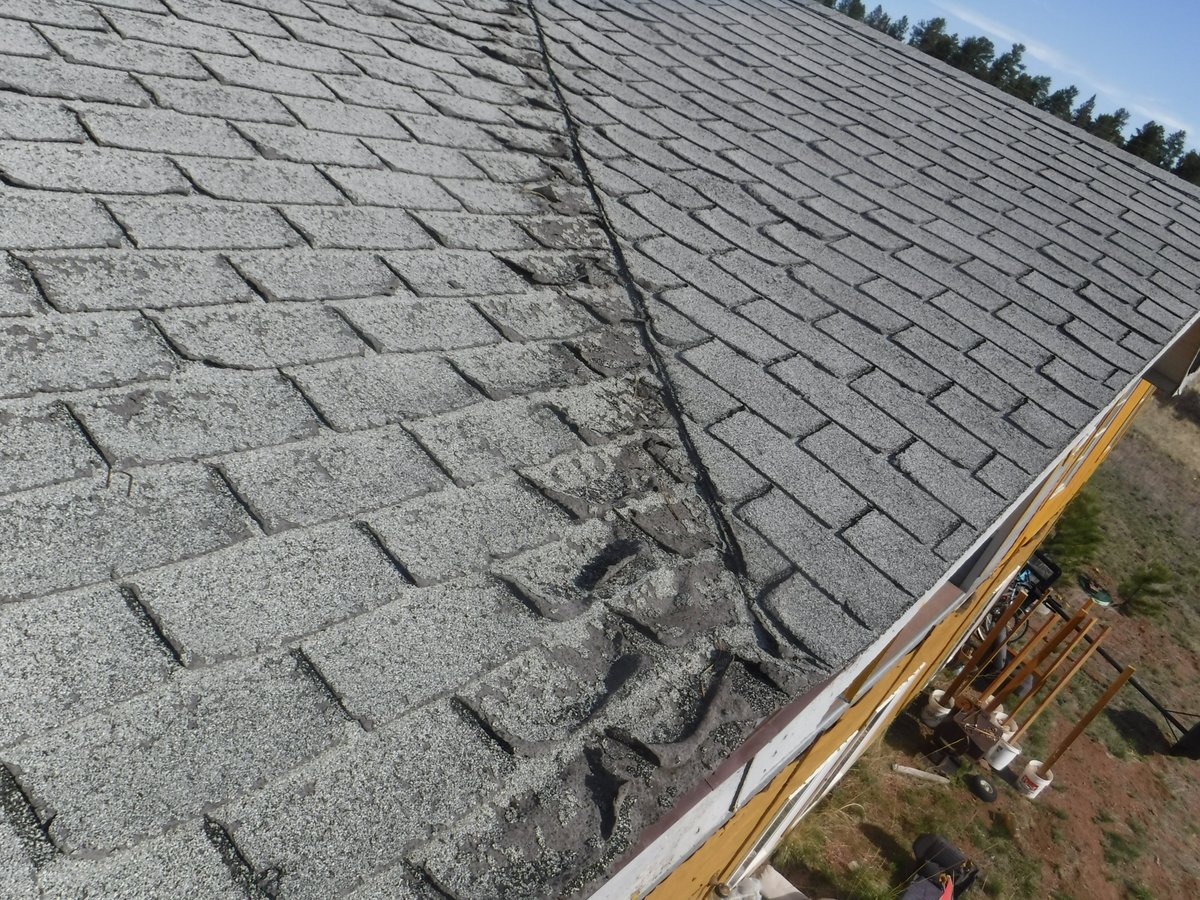 Water damage can ruin a home and create expensive repairs for #homeowners. This roof needs repairs, but are you inspecting for #waterdamage inside the home too? What would you write in your report for this?