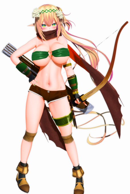 エルフの冒険者
スカウト、アーチャー
 #SKBELF 