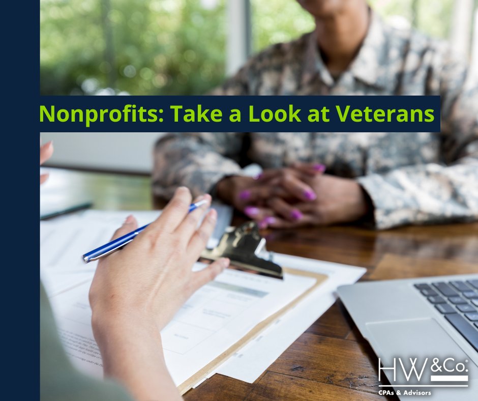 Is your #nonprofit having trouble filling open positions? Take a look at #veterans. Not only can they bring strong skills and disciplined work habits to your organization, but hiring them can provide tax credits. Learn more: ow.ly/qh5q50Ki0mN
#wotc #veteranjobs