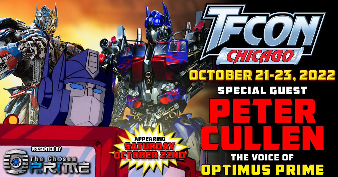 tfconofficial's tweet photo. #TFcon is proud to announce pop culture icon #PeterCullen, best known to the world as the voice of #OptimusPrime as a guest at this year’s convention in Chicago.

Peter Cullen is presented by The @chosenprime 

Tickets available at https://t.co/1aVdXNmWYa https://t.co/avf7fi5C9A