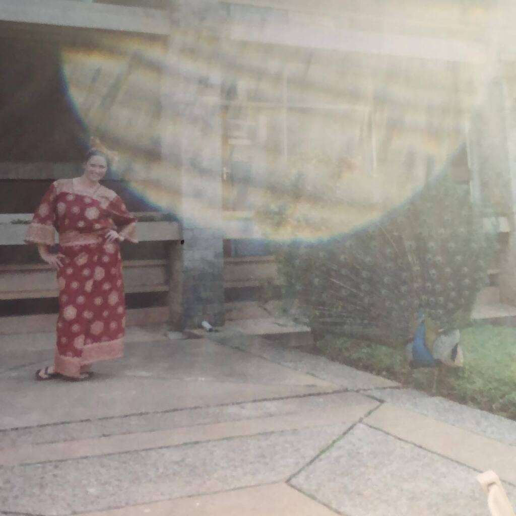AuthorHerbert's tweet image. Who wore it best? Muzungu (me) in her Nigerian dress, a sunbeam in all its glory, or peacock displaying plumage? 💃☀️🦚#shiny #peacecorpslife instagr.am/p/ChH_5bfLWwa/