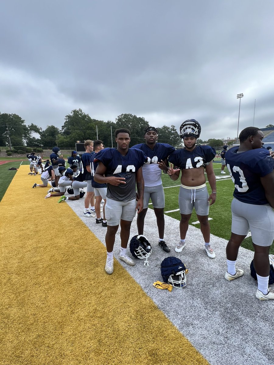 The 4th day of camp and <a href="/GoChoctaws_FB/">Mississippi College Football</a> looking 🔥🔥🔥!  <a href="/CoachJBland/">John Bland</a> <a href="/coachtbgilbert/">Tony Gilbert</a> <a href="/_CoachZo_/">Lorenzo Jackson</a> @alexhowarthmc