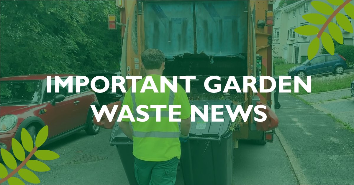 plymouthcc's tweet photo. We’ve made the difficult decision today to end garden waste collections for 2022 early due to the severe budget pressures we are now facing.

There will one further garden waste collection during the fortnight starting on Monday.

https://t.co/a5Q6P1NKMi https://t.co/pa1FxJzv0u