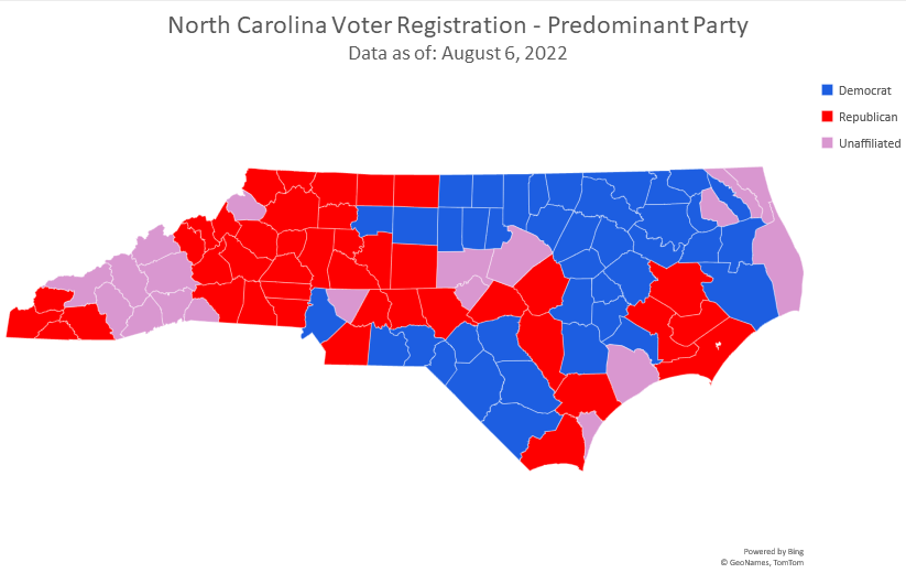 RobertAllison__'s tweet photo. Here's a #GraphTutorial for using #Excel to create a #NorthCarolina #VoterRegistration county map:

https://t.co/Q2k8dGyn2I https://t.co/4lxPLC2dby