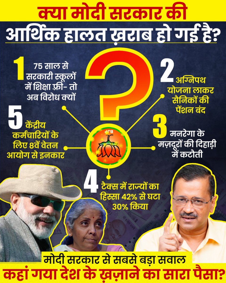 Modi जी, 
देश की जनता जवाब मांग रही है-

देश के ख़ज़ाने का सारा पैसा कहाँ और किसकी जेब में गया?