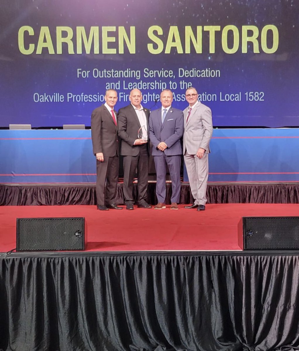 IAFF Local 485 (@iaff485) on Twitter photo Congratulations to our friend & Brother Carmen Santoro on his <a href="/Iaff2022/">IAFF Convention 2022</a> Outstanding Service, Dedication & Leadership Award. Thank you for the tireless work you’ve done all our Locals & all <a href="/opffa/">OPFFA</a> Firefighters. <a href="/iaff13thdvp/">Fred LeBlanc</a> @IAFFNewsDesk <a href="/IAFFCanada/">IAFF Canada Fire Fighters - Pompiers AIP Canada</a> @csantoro91412 <a href="/oakvillepffa/">Oakville PFFA</a> Congratulations to our friend & Brother Carmen Santoro on his <a href="/Iaff2022/">IAFF Convention 2022</a> Outstanding Service, Dedication & Leadership Award. Thank you for the tireless work you’ve done all our Locals & all <a href="/opffa/">OPFFA</a> Firefighters. <a href="/iaff13thdvp/">Fred LeBlanc</a> @IAFFNewsDesk <a href="/IAFFCanada/">IAFF Canada Fire Fighters - Pompiers AIP Canada</a> @csantoro91412 <a href="/oakvillepffa/">Oakville PFFA</a>