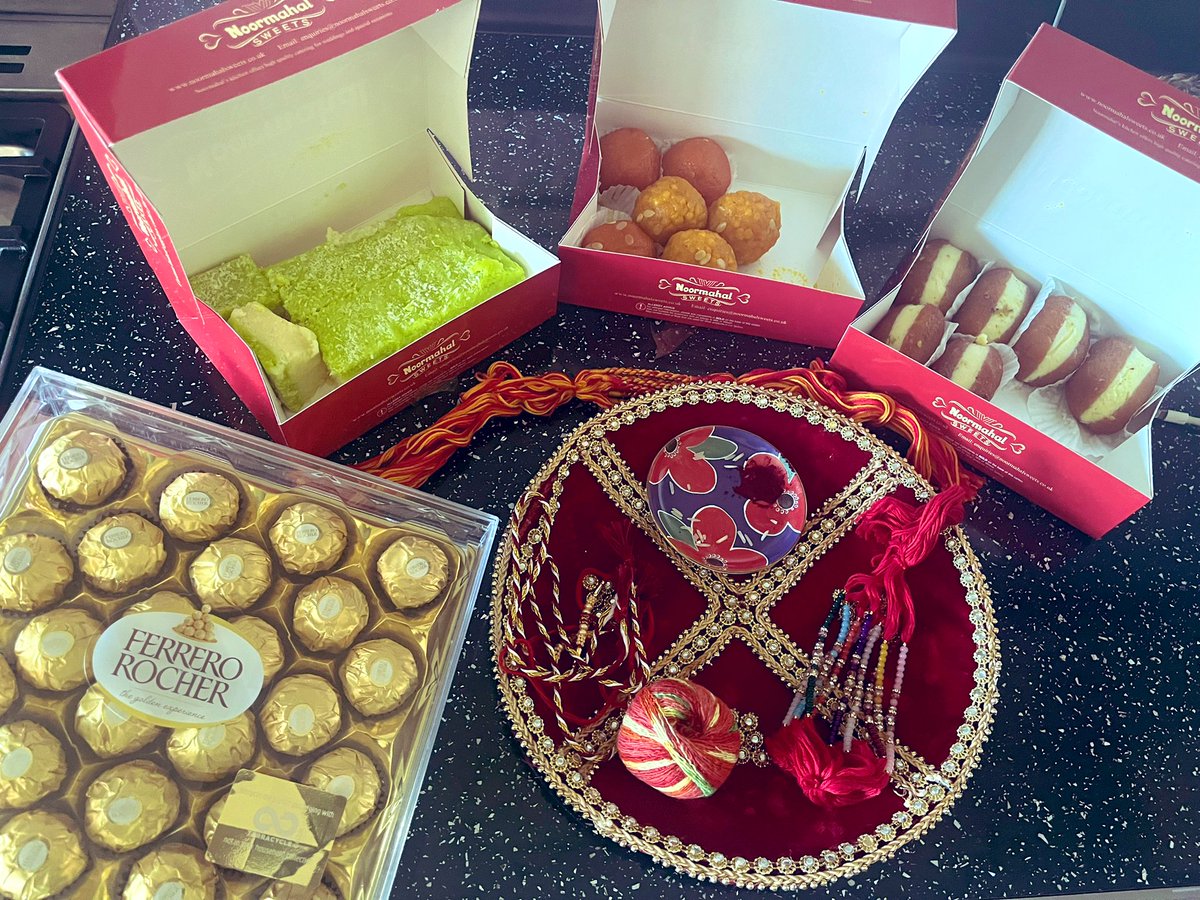 #rakshabandhan2022  The festival of Raksha Bandhan is all about celebrating the most special bond between a brother and a sister. 
 Wishes all those are celebrating this special festival ❤️ 
#rakhicelebration #rakhi2022 #love❤️ #brosislove 🧿💙❤️ #sweets