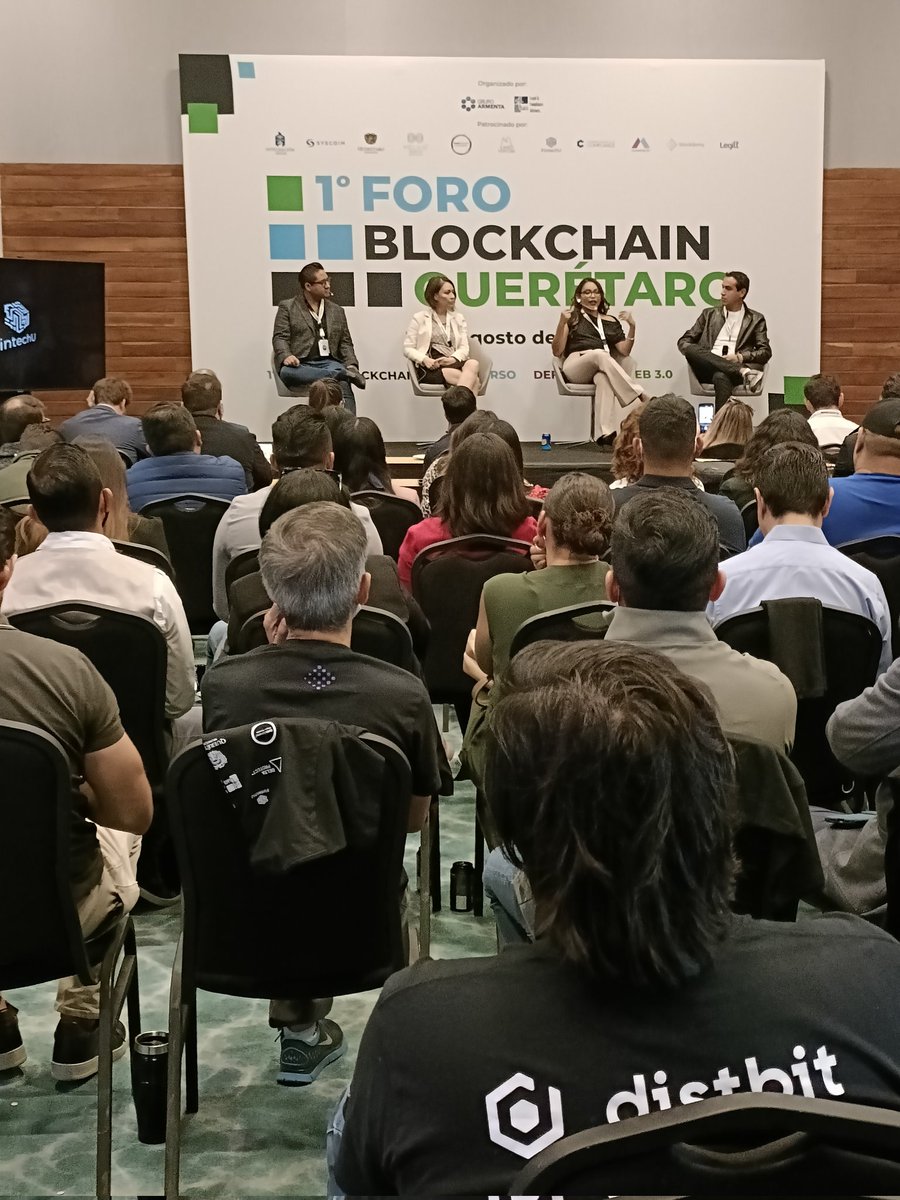 <a href="/VSoliis/">vsoliis</a> <a href="/Isaaclegaltech/">Isaac López</a> Hablando de Retos fiscales y contables de las Criptomonedas en el #1erForoBlockchainQueretaro