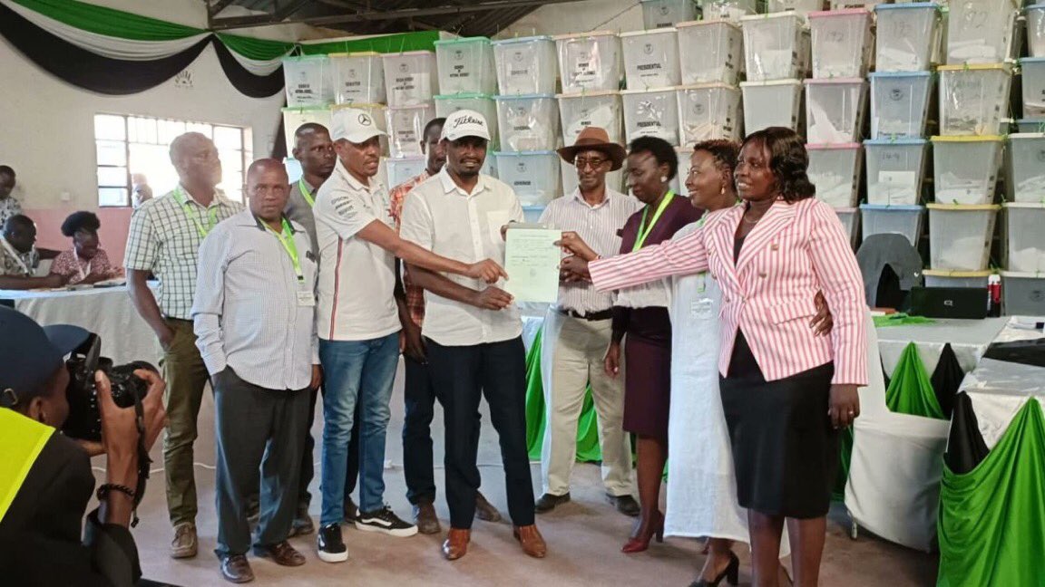 Hon_Kiunjuri's tweet photo. Thank you so much Laikipia for the opportunity to work with, and for you AGAIN. Your support, warmth and presence during the campaigns and most important, your vote is appreciated. Now we get to work #MunguMbele https://t.co/MCMVlI4rg2