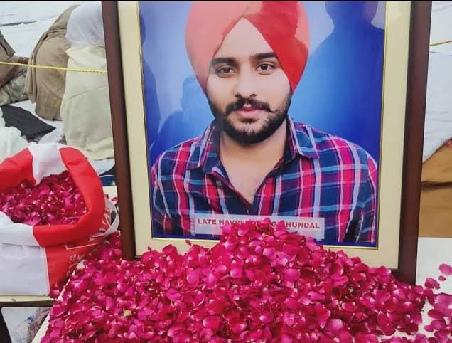 FarmersFront's tweet photo. Shaheed Navreet Singh Hundal turns 26 years today. His martyrdom will never ever be forgotten. https://t.co/ooSV5q0YXE