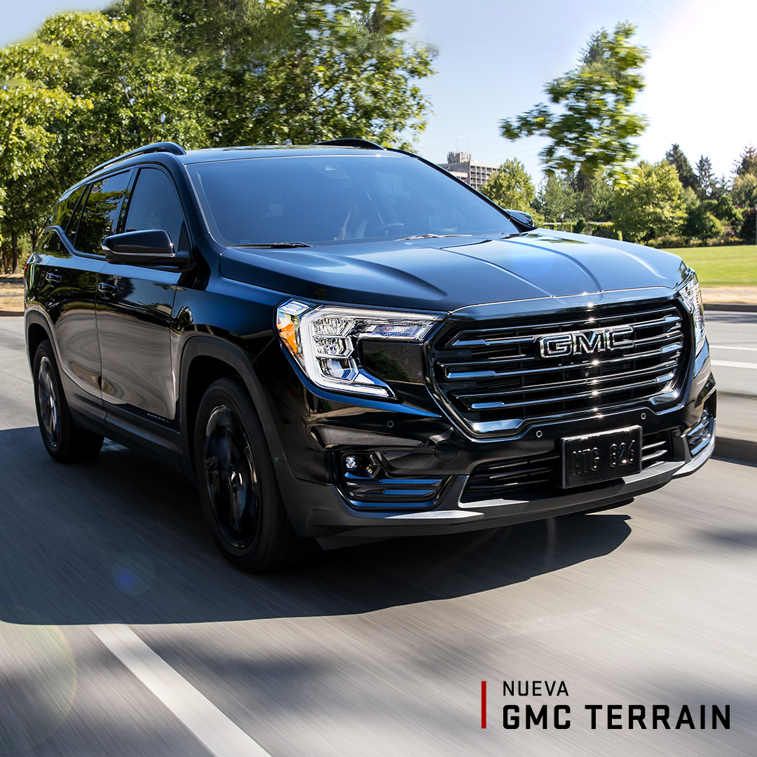El destino tiene una edición Black para el fin de semana y es de la nueva #GMCTerrain con acabados en negro: emblema, parrilla y más.
