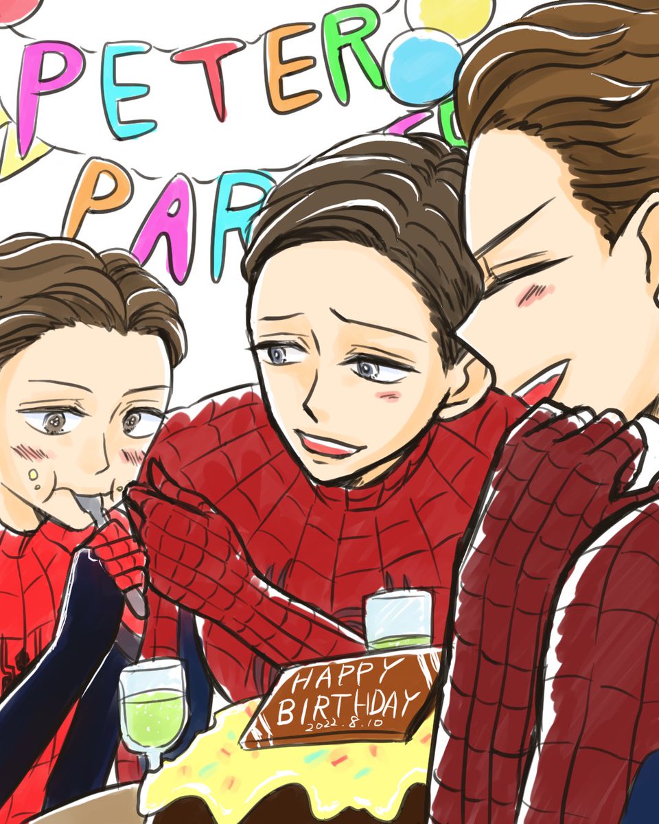 colorillustration
『Happybirthday!!!Peter parker🕷』

 #カラーイラスト  #版権  #スパイダーマン  #ピーター・パーカーおめでとう  #colorillustration  #SpiderMan  #drawing