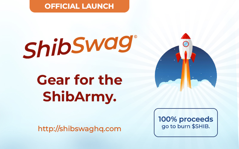 ShibRewardsHQ's tweet image. We are excited to announce the official launch of ShibSwag! Gear for the #shibarmy with 100% proceeds going to the #burnshib initiative. A phase 1 product of ShibRewards. shibswaghq.com
#shibrewardshq #shibswaghq