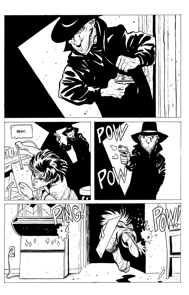 RASL by Jeff Smith. I love Bone too but I come back to this one a lot more. 