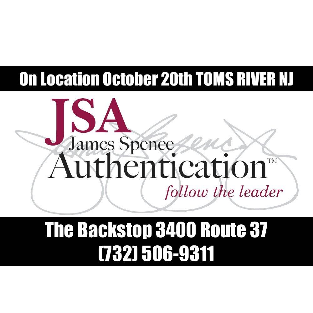 conta.cc/3PfPqS7 JSA On Location October 20th TOMS RIVER NJ James Spence Authentication #autographs #auto #celebrity #historical #authentication #JSA #PSA #mlb #nhl #nba #nfl #exit82 #tomsriver #NJ #seasideheights #jsaauthenticated #practicesafesigs #Funko #Funkopop #WWE