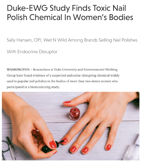 AlpacaAurelius's tweet photo. nail polish is full of toxic endocrine disruptors that seep into your bloodstream. 

another way society is destroying women https://t.co/iH3YbhXwtD