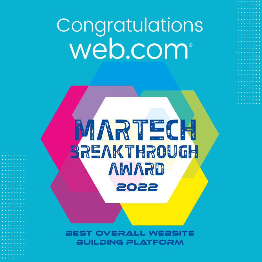 NewfoldDigital's tweet image. Congratulations to @webdotcom for being selected “Best Overall Website Building Platform” in the 5th annual MarTech Breakthrough Awards by @TopTechAwards. Selected out of 2,950 nominations from 18 different countries. #MarTechBreakthrough #TeamNewfold
ow.ly/4OPF50KhZsL